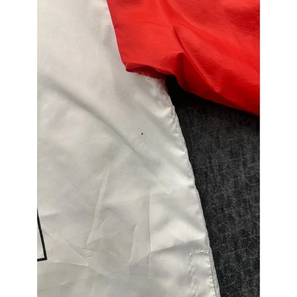 Polaroid Windbreaker Jacket Men Medium Multicolor Supercolor Hooded Drawcord Hem - Picture 12 of 16